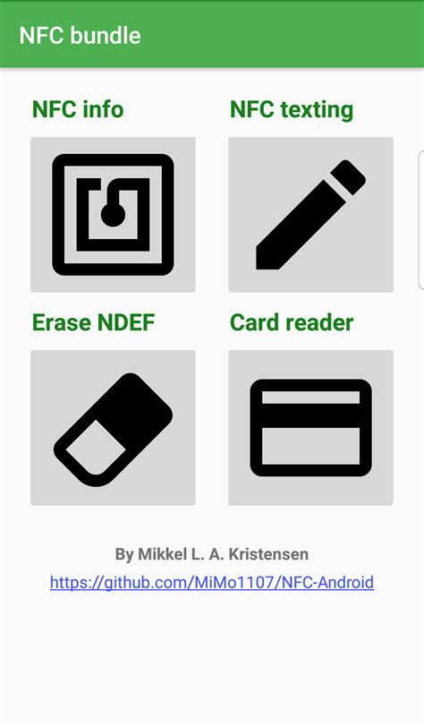 android nfc read write github|onnewintent nfc.